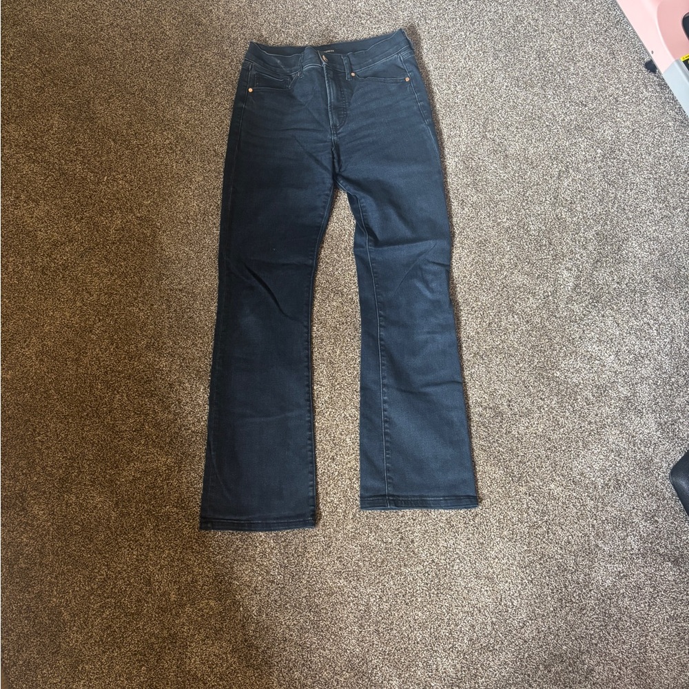 Dark wash mid rise Express jeans